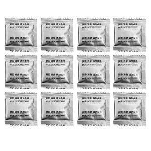 12PCS Poo bột chất thải lỏng Gelling khử mùi bột nhà vệ sinh khi cắm trại hóa chất sinh thái thấm gel cho nhà vệ sinh di động