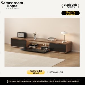 SAMEDREAM | Vintage Style TV Cabinet for Small Spaces