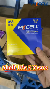 COD Pkcell Baterai Sekali Pakai 9V 6F22 Alkaline 1.5V 300mAh 1 PCS - PK30 / Baterai Multimeter batu baterai 9v Non-Rechargeable 1 PCS / Baterai Kotak 9 volt Bisa Di cas charger isi ulang / Batu Battery Portable / Batterai Alat PH Tanah