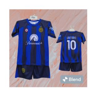 COD/ setelan baju sepakbola lautaro murah/ baju bola inter mln anak laki laki