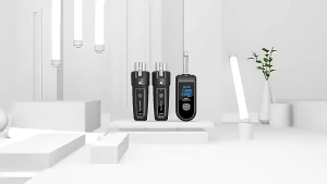 (ZOOMTEKNO) UHF Adapter System Wireless Transceiver Microphone Transmitter Receiver 1/2 MIC System for Dynamic Microphone Guitar Audio Mixer PA System