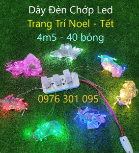 DÂY ĐÈN LED CHỚP 5M TRANG TRÍ NOEL