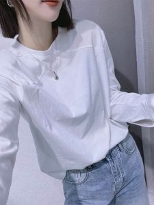 White Basic Chic Casual Women T-shirt