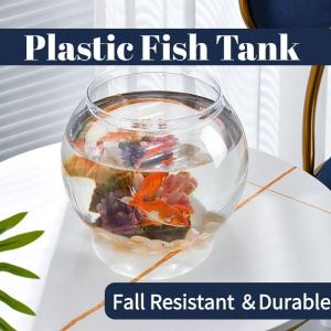 Round Mini Fish Tank: A Durable Goldfish Aquarium