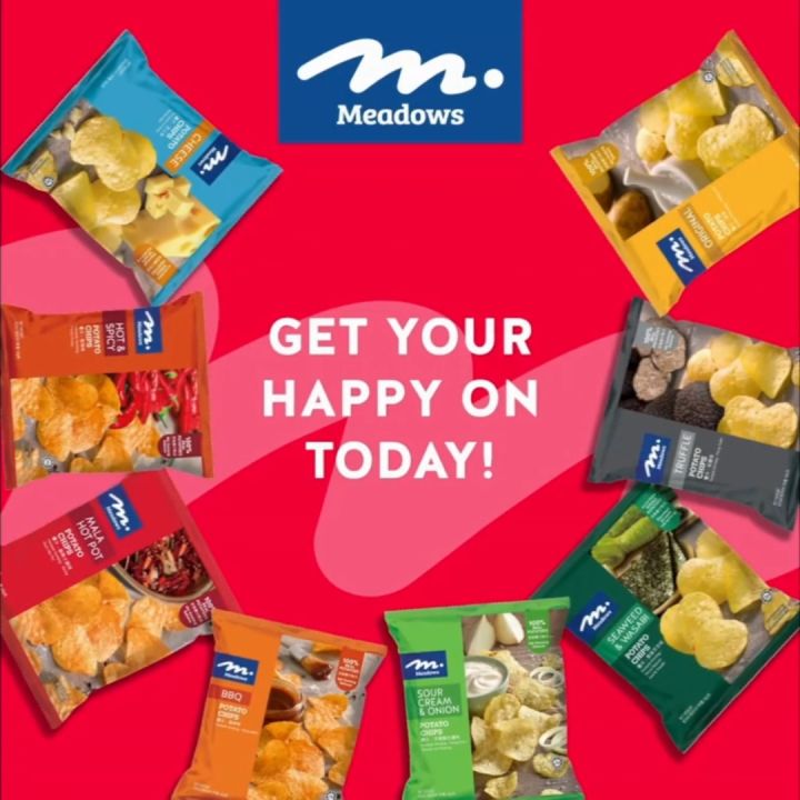 Meadows Potato Chips Truffle / Coriander / Mala / Seaweed & Wasabi