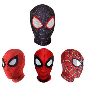 Spiderman Face Mask Avengers Superhero Headgear Halloween Cosplay Costume Masks Lens Props Face Masks for Adult Kid Christmas gift 蜘蛛侠面具头套