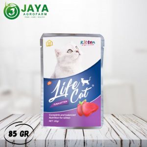 Life Cat Pouch Makanan Kucing Basah Isi 12 Sachet Pouch