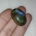 Batu Natural Labradorite Labrador Jumbo Dimensi 30x20x9 mm Loostone Lepasan. 