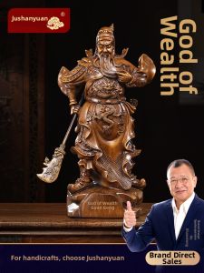 JUSHANYUAN | Wealth-attracting Decorative Figurine for Home Office