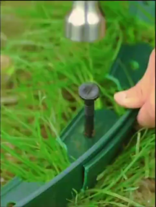 10m Plastic Garden Edging Border Flexible Lawn Grass Edging Decor Fence Landscape Belt Garden