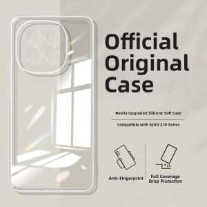 imobile | Ultra Thin Transparent Silicone Phone Case for IQOO Z10 Turbo Full Protection
