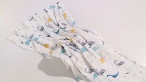 For.B Newborn Swaddle Blanket 120 x 120cm - Soft Breathable newborn baby swaddle muslin baby blanket swaddle