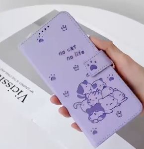 HonorX7c 4G Lovely Cat Pattern Leather Flip Phone Case For Honor 200 Smart X7c Honor200Smart 5G 2024 Casing Card Slot Case Fashion Shockproof Protective Back Cover