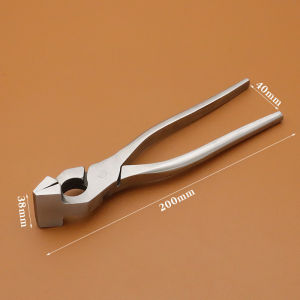 JUSTINLAU Handmade Leather Pliers Stainless Steel Labor Saving Leather Pliers  Leather Making  Trimming and Shaping Tool Set