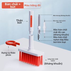 Hagibis | Bàn Chải Làm Sạch Đa Năng Kháng Khuẩn Loại Bỏ Bụi Máy Tính