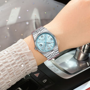 POEDAGAR Genuine Ladies Watch Stainless Steel Strap Luminous Calendar 100% Waterproof 502