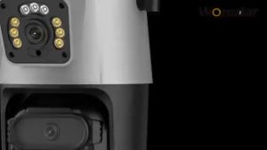 8MP PTZ IP66 วงจรปิด กล้องวงมิติ กล้องกันน้ำ กล้อง Dual-Lens และ AI หุ้น