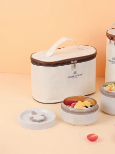 NEST Stackable Thermal Lunch Box Stainless Steel Hot Food Bento Portable Home Insulated Meal Box 304 Stainless Steel Insulated Lunch Box Picnic Box