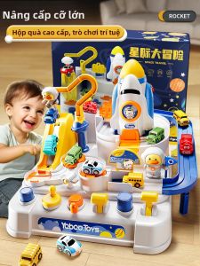 BEI JESS | Intelligent Railway Track Car Adventure Parking Toy