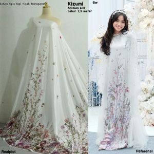 TERBARU BAHAN ARABIAN SILK | COD KAIN METERAN SARIMBIT | ETNIK METERAN MURAH | PER 05M