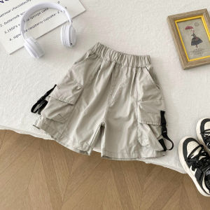 Boys Five-Quarter Cotton Shorts Casual Summer Pants Breathable Comfortable Pure Cotton Boys Clothing Spring Autumn Kids Outfits