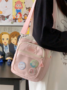 Transparent Millet Pain Bag Ins Small Bag Messenger Bag Girl Small Shoulder Bag Trendy Student Backpack Comic Exhibition Personality Mobile Phone Bag