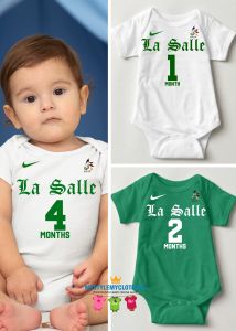 Baby Monthly Onesies - Basketball Jersey UAAP - DLSU