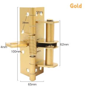 New 3 In 1 Heavy Duty Automatic Door CloserSpring Hinges90 Degree Positioning Door Stopper for Commercial/Residential Doors