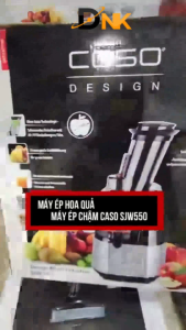 Máy Ép Chậm Đa Năng Caso SJW550 – Làm Kem Trái Cây – Công Suất 240W – Tốc Độ 60v/phút – Hàng Nhập Đức