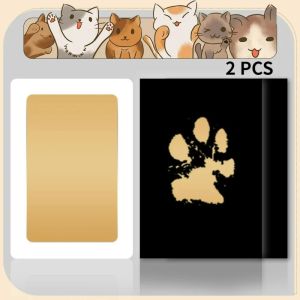 Baby Handprint and Footprint Kit Safe Non-Toxic Ink Pads Clean Inkless Touch Pet Paw Print Ink Kits with