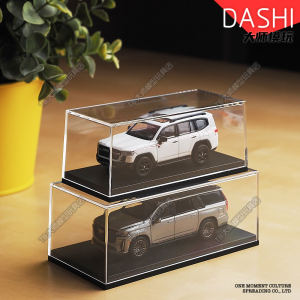 Acrylic Display Box Dustproof Case for 1:64 Scale Car Models Windfire Hot Wheels Mattel Diecast Storage Organizer Cubic Shape