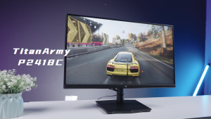 Titan Army P2418C 23.8 IPS 144Hz Gaming Monitor FHD 1920X1080 HDR400 99%sRGB Adaptive-Sync Hardware Low Blue Light