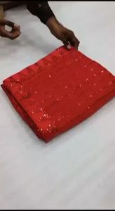 [Pre Order] Party Wear Georgette Sequence Embroidery Saree (Normal / Ready To Wear) ~ Delivery Lead Time : 10 days