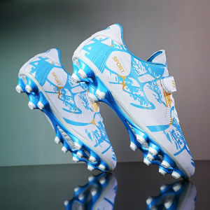 Childrens Football Shoes with Magic Tape Boys And Girls Primary School Students Anti-Slip Wear-Resistant Large Childrens Shoes