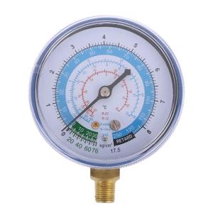 New Air Conditioner R22 R12 R134a R404A Refrigerant Low Pressure Gauge PSI KPA Blue