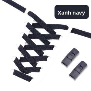 Dây Giày Thun Bản Rộng 8MM Nhiều Màu Không Cần Buộc Dành Cho Giày Thể Thao Giày Bệt Trẻ Em & Người Lớn - Dây Giày Bằng Polyester