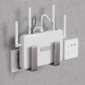 Wall-Mounted Router Storage Box Holder Iron Material Support Bracket for WiFi Device Organizing Family Home Wire Management