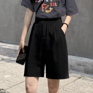 Gray Ice Silk Suit Pants for Women Spring/Summer New Arrival Plus Size Ladies over Plus Size Slimming Straight Pants Loose Wide Leg Mop Pants