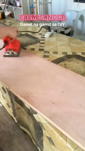 REAIM 580W Electric Orbital Sander Sanding and Polishing Machine for Wood Furniture Metal Surface and Home DIY