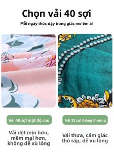JUNYANFEI | Silk Cotton Summer Womens Pajama Set Long Sleeve Round Collar Durable Wearable AC Wear