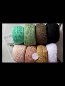 Yarn - Sợi Lụa Bạch Đàn | Sợi bóng mền đẹp | Sợi se/xe tròn - Sợi cỡ 0.8mm | Dùng cho sản phẩm mùa hè | Terri Store