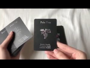 Love Oracle card Island Time Wellness Black Kartu Oracle