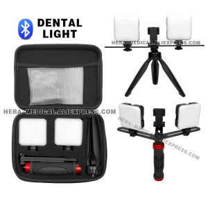 Dental Photography Light For Phone. Oral Photo Video Lighting For Dentistry. Denture Teeth Photos. HERA - MK-004