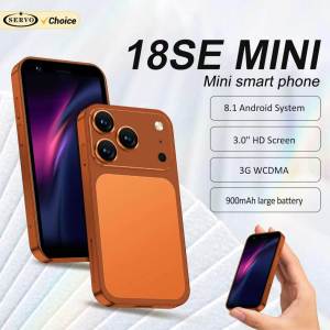 SERVO | SERVO 18SE MINI Android Small Smartphone 3G WCDMA 2GB+16GB WhatsAPP Wi-Fi Hotspot GPS Face ID 3.0" Mini Smart Phone 2SIM Standby
