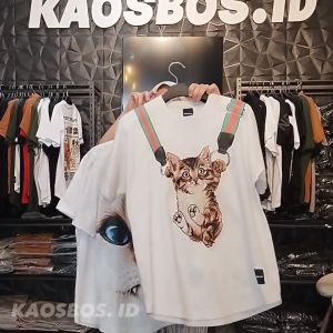 Kaos Kucing Lucu & Desain T-Shirt Kucing 3D
