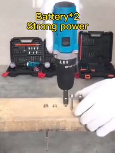 MAKITA Cordless Electric Hand Drill Rechargeable Original Lithium Battery Operated Wireless Screwdriver Power Tool Kit with Hammer