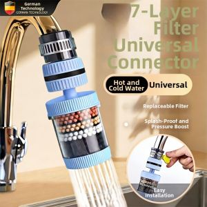 TAOSHI | Universal Fitting Splash Prevention Water Pressure Boosting Faucet Filter