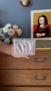 Sg15 Marble Puff Cushion ฟองน้ำแต่งหน้า ลายหินอ่อน 7 ชิ้น พร้อมกล่อง