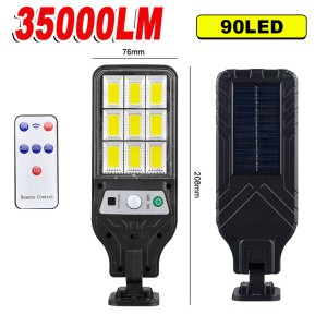 35000LM Outdoor Solar Lights Motion Sensor Solar 3 Modes Waterproof Security Wall Lighting for Patio Garden Door Street Light