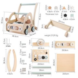 LIWAN | Anti-toppling Intellectual Shape Matching Toddler Walker